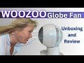 Woozoo globe fan unboxing  review the coolest fan youve never seen