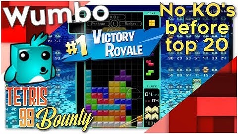 Tetris 99 Bounty - "Win, but don