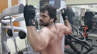खसर लल यदव Gym स Live - Khesari Lal Yadav Live From Gym - Exercise