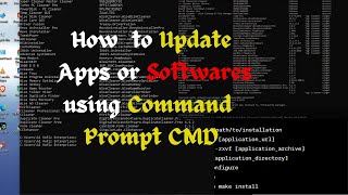 How to Update Apps and Softwares using Command Prompt CMD || Saman Tech