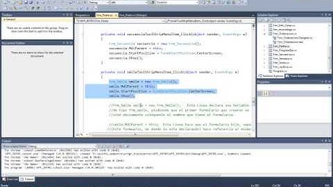 Formulario Padre En C#