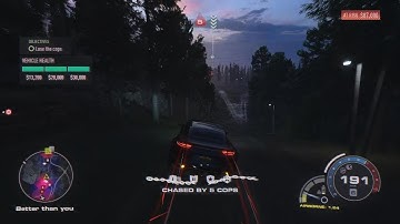 Need for Speed Unbound police spawn mid air
