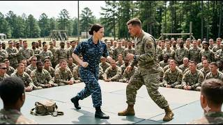 “I’m a Navy SEAL Nurse” — The Ranger Mocked Her… Then She Dropped Him Before 500 Soldiers