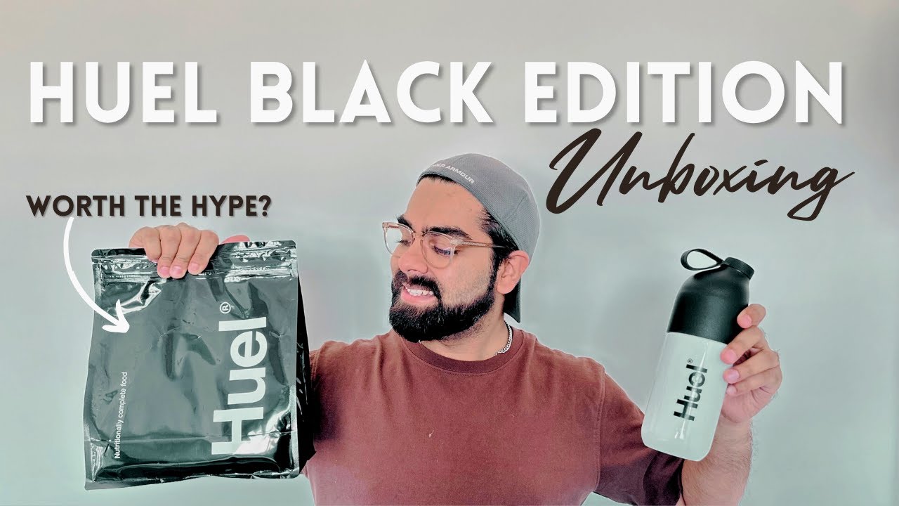 Unboxing Huel Black Edition, Meal Replacement