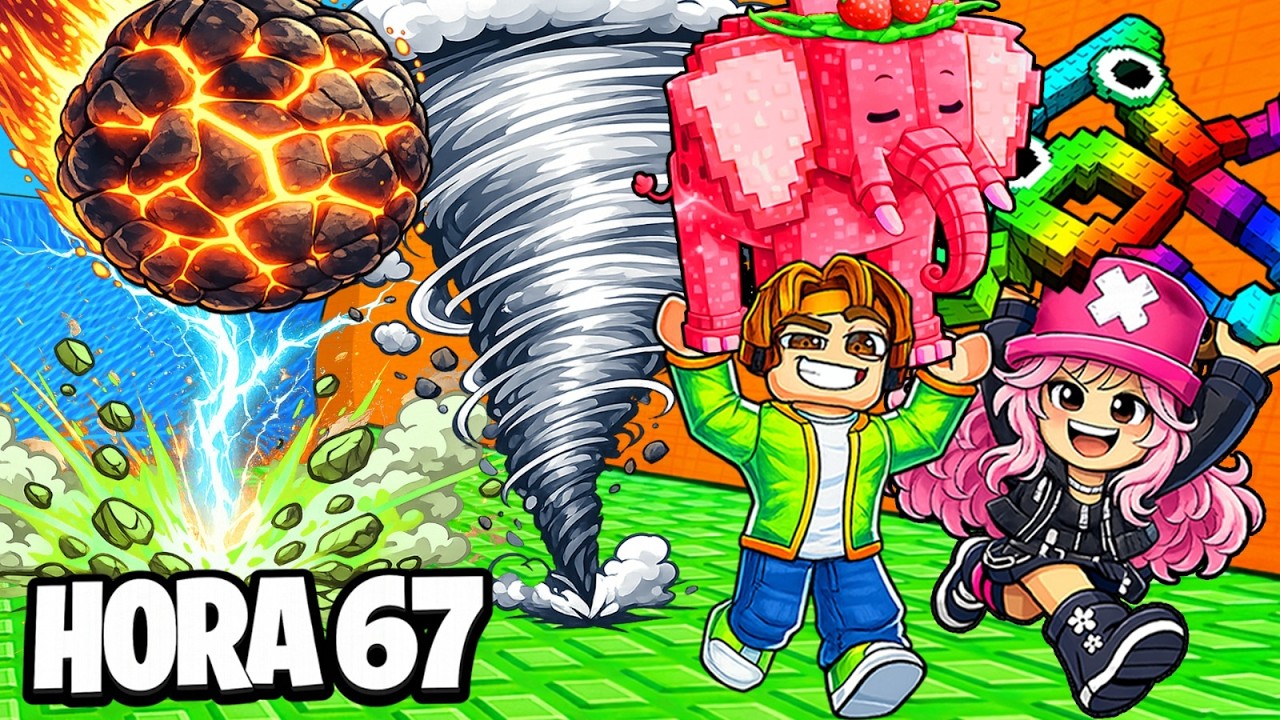 FUI CHATO COM A MENINA CHATA NO ESCAPE DOS DESASTRES PARA BRAINROTS!