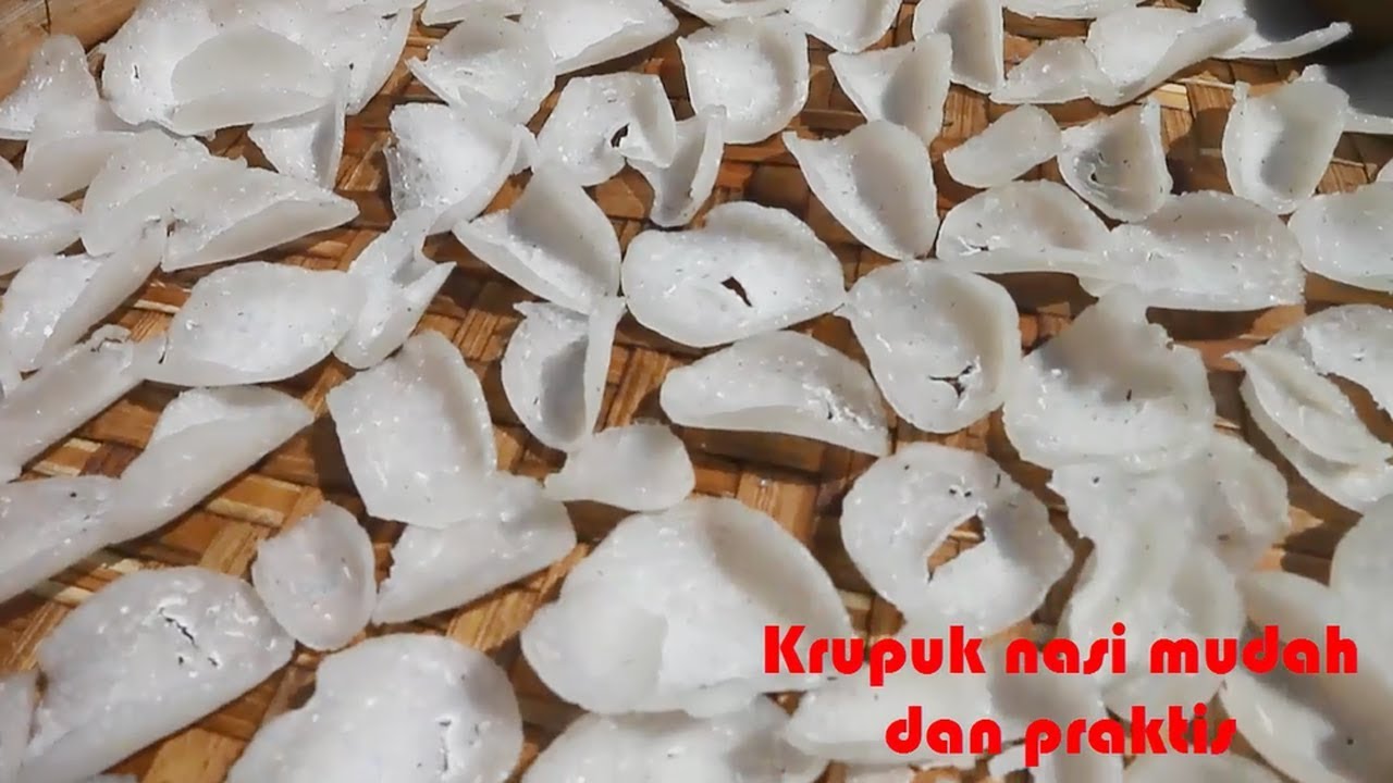 Cara Membuat Kerupuk Nasi Tanpa di Blender Mudah Dan Praktis - YouTube