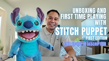 Perfect Holiday/Birthday Gift Idea! Disney Stitch Real FX Puppet. Link to Buy in Description 💙🩵