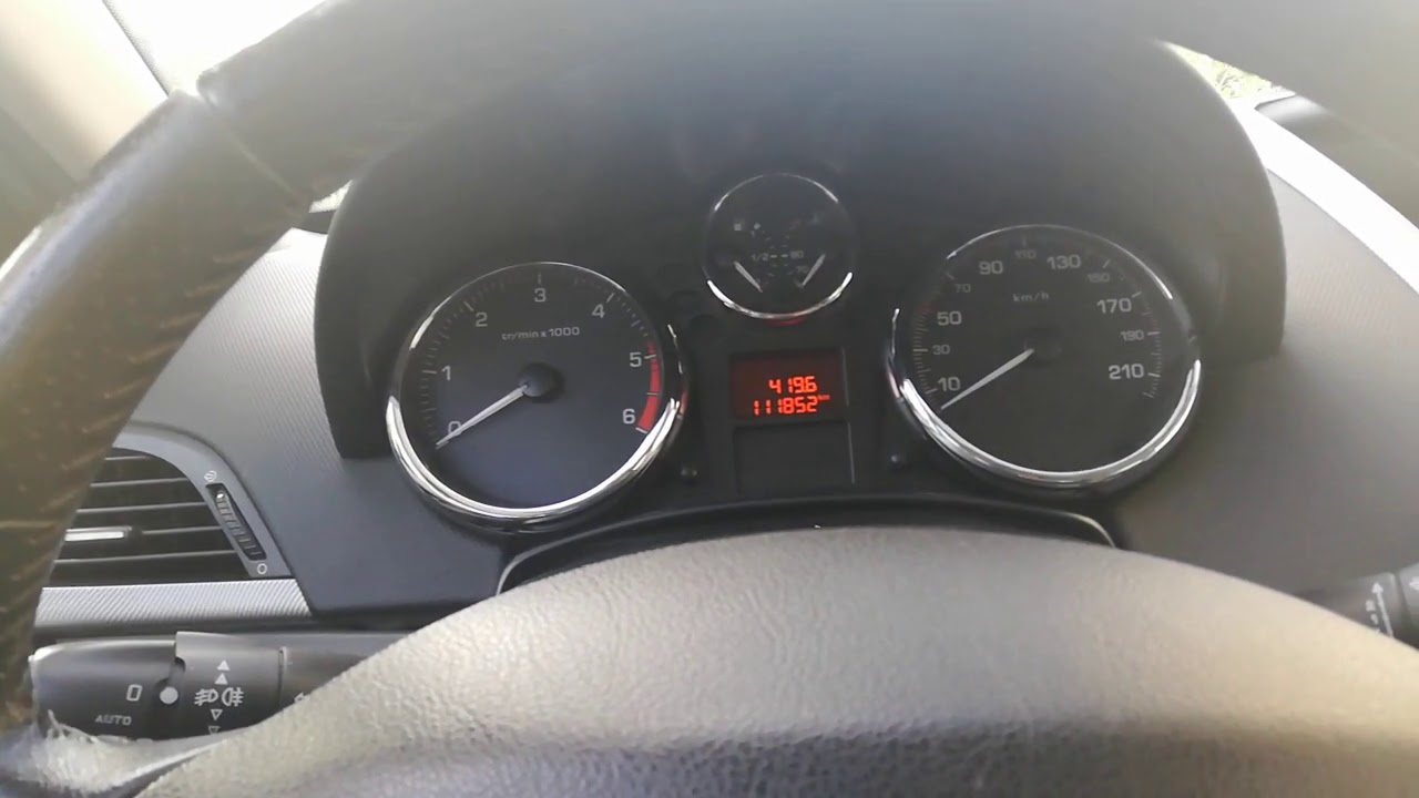 Problème abs frain a main allumé Peugeot 207 hdi 308 hdi 307 - YouTube