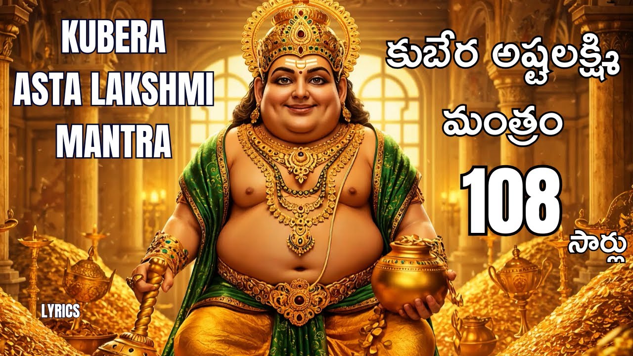 కుబేర అష్టలక్ష్మి మంత్రం | KUBERA ASHTA LAKSHMI MANTRA | कुबेर अष्टलक्ष्मी | MONEY FLOW | 
