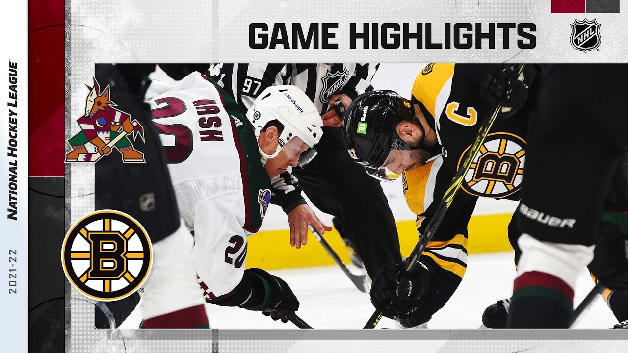 Coyotes @ Bruins 3/12 | NHL Highlights 2022 - YouTube