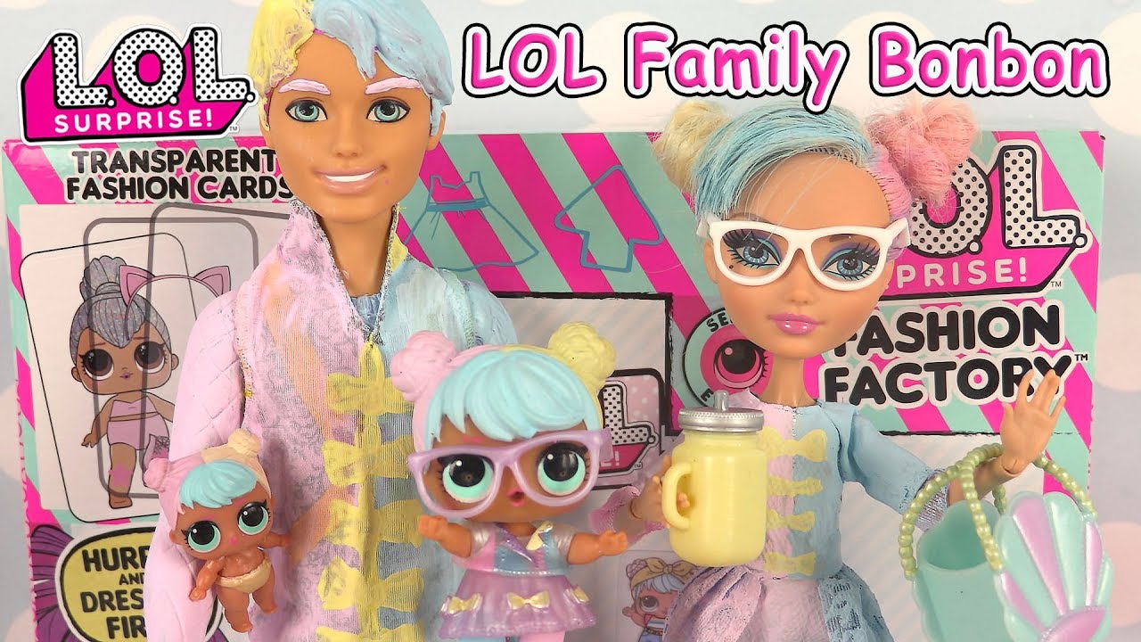 LOL Surprise Dolls 🌸LOL Family Bonbon 🌸Dresses Fashion Game - YouTube