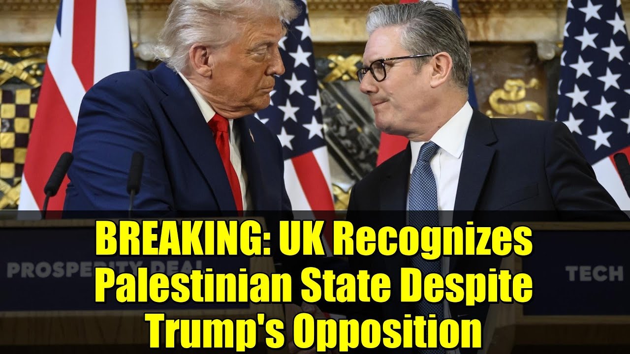 СРОЧНО: Великобритания признала палестинское государство, несмотря на противодействие Трампа | Но...