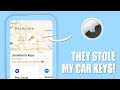 Apple AirTag - Leaving Valuable Items in Public to be Stolen