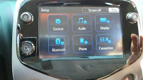 Toyota Aygo Infotainment System