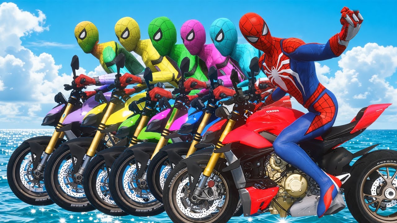 Spider-Man Rescue batman vs iron man vs venom funny Game GTA 5 superheros - Spider cool #48