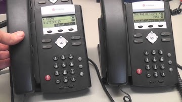 Polycom - make and receive calls