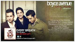 Boyce Avenue - Every Breath (Lyric Video)(Original Song) on Spotify \& Apple
