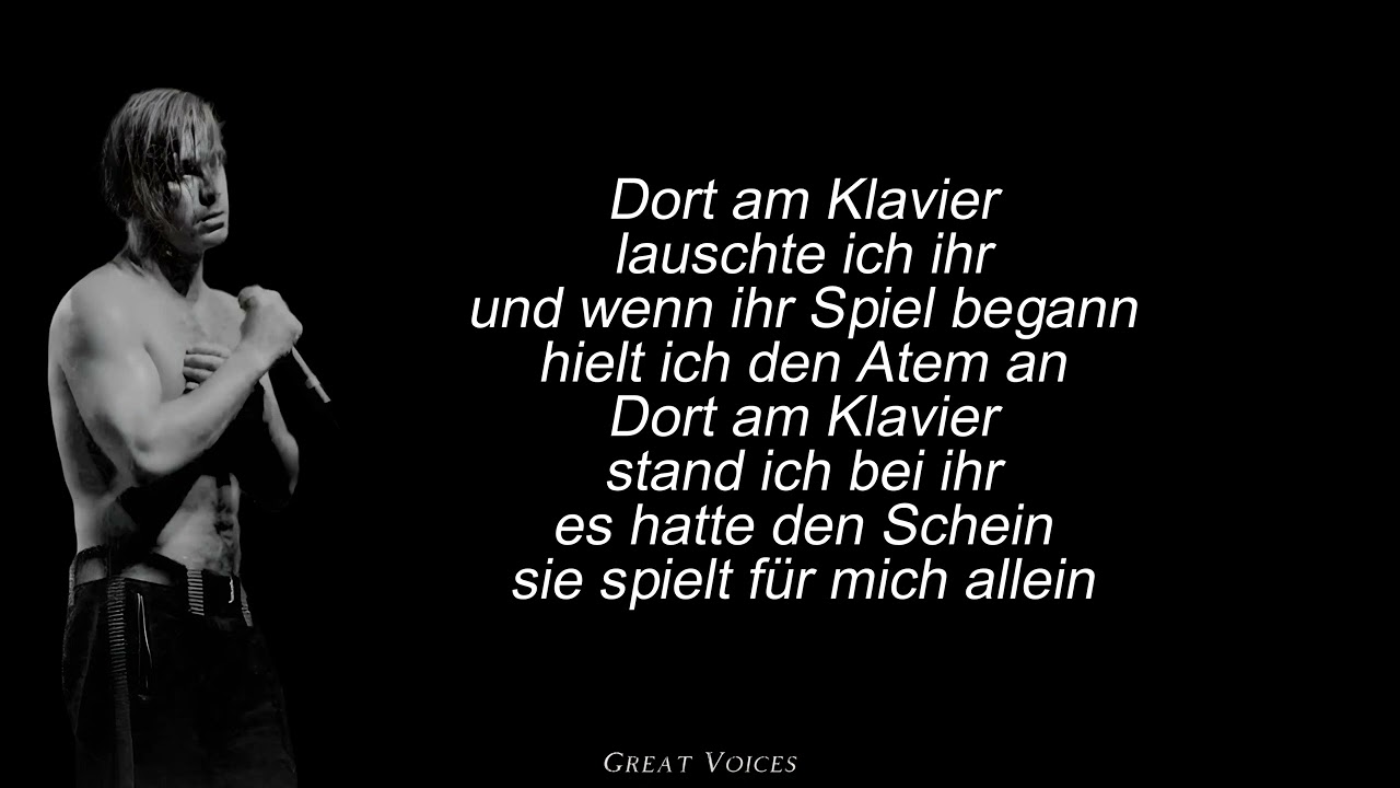 Klavier - RAMMSTEIN (Isolated Vocals + Lyrics)