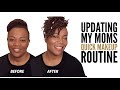 UPDATING MY MOMS MAKEUP ROUTINE (EASY) | SONJDRADELUXE