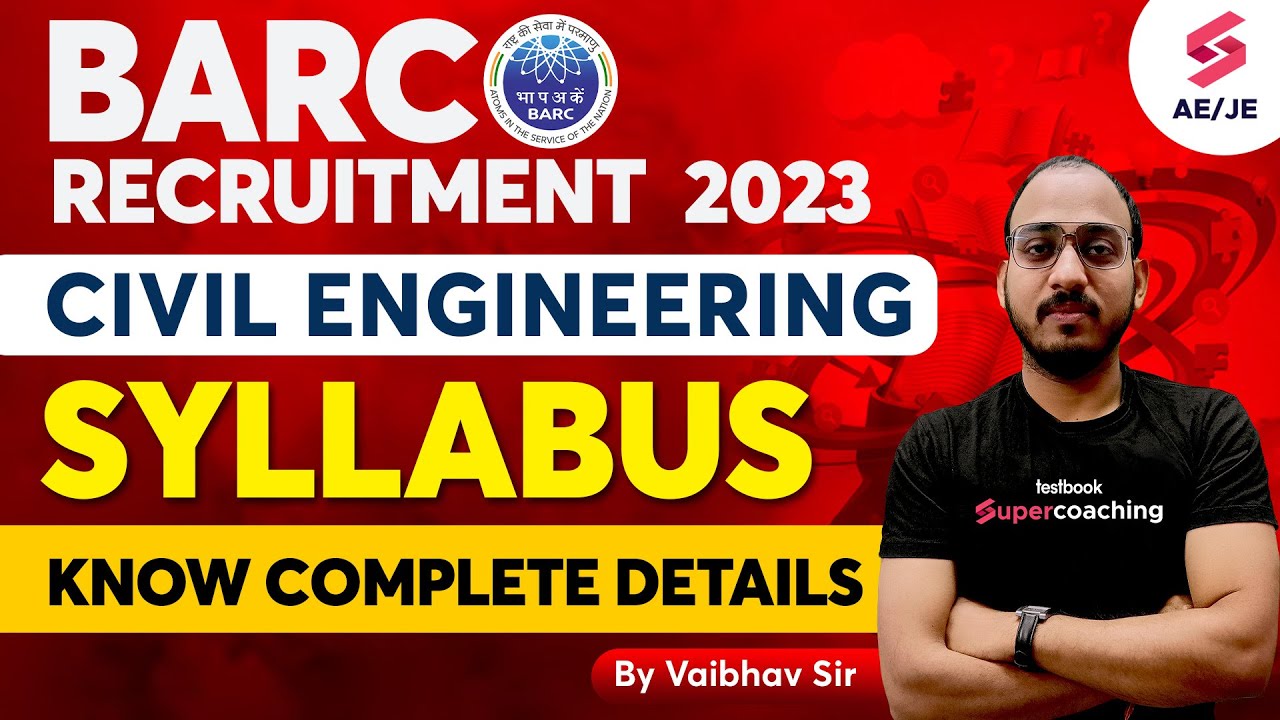BARC SYLLABUS 2023 BARC CIVIL SYLLABUS 2023 BARC RECRUITMENT 2023