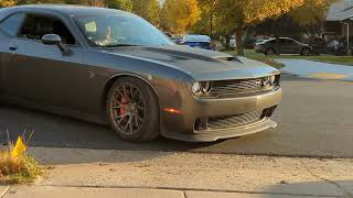 Challenger hellcat lowered on Silver Suspension coilovers #silversuspension