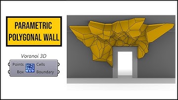 Grasshopper Voronoi 3D (Parametric Roof)