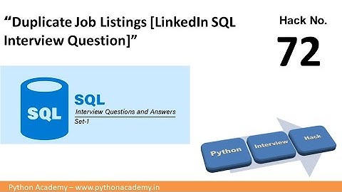 Duplicate Job Listings [LinkedIn SQL Interview Question]
