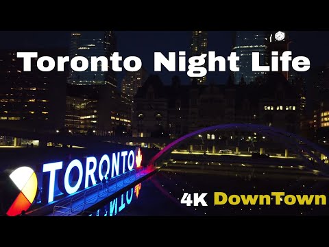 Toronto Nightlife 4K - Street Performance