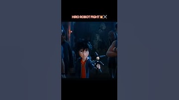 Hiro Crazy Robot Fight scene 💥🥶 | Big Hero 6 Edit | #edit #shorts #animation @shine-Edit90