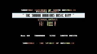 (Gameplay - 2043) Shadow Warriors Music Ripp (Commodore 64 - 61)