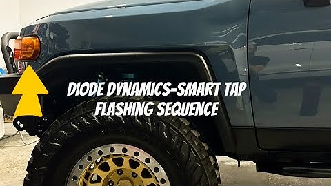 Diode Dynamics-Smart Tap flashing sequence