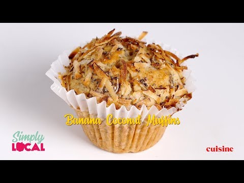 Banana Coconut Muffins | Simply Local