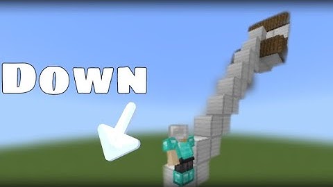How to build down in Minecraft bedrock edition 1.20