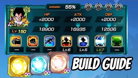 HOW TO BUILD TEQ LR VEGETA (GIANT APE) EZA & WHERE CAN YOU GET THE SKILL ORBS: DBZ DOKKAN BATTLE