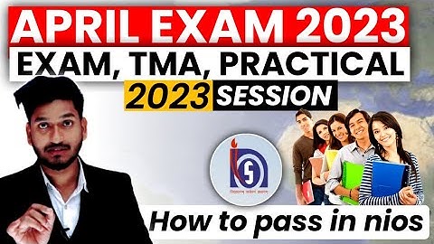 Nios April Exam 2023 | Big Latest Updates | TMA | Practical | Theory Exam 2023 @manishvermaugpg