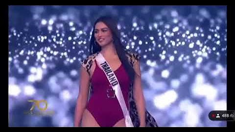 Miss universe Thailand 2021 Anchilee Scott-Kemmis swimsuit competition | Miss universe 2021