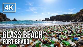 [4K]The Famous Glass Beach of Fort Bragg California - Scenic Walking Tour