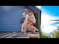 TAKING A CHAINSAW TO OUR BRAND NEW HOUSE!!!