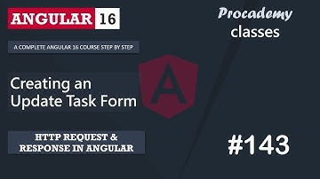 #143 Een updatetaakformulier maken | HTTP-client | Een complete Angular-cursus