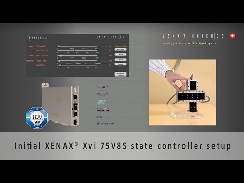 Jenny Science - Tutorial 2 | Initial XENAX® Xvi 75V8S state controller setup