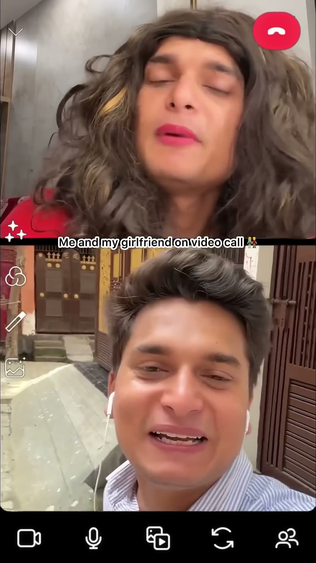 Other couple vs me and my girlfriend on video call ? | the most viral comedy ? #ytshorts #shorts