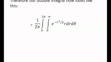 Integrating Normal Probability Density