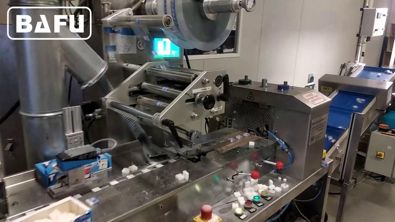 machine à emballer de cube de sucre, machine à emballer de barre de sucrerie