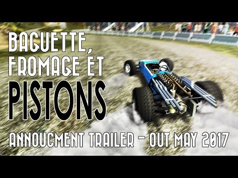 Baguette, fromage et Pistons - The 60s racing game  - Announcement trailer 2017-