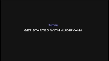 Get Started with Audirvāna