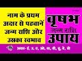 Vrishabha Rashi 2017, Taurus Sign 2017, Name First Letter Based Rashi System 2017 Whatsapp Status Video Download Free