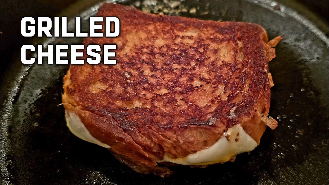 The ULTIMATE Buttery Grilled Cheese Sandwich Recipe with Buttery Croissant Bread