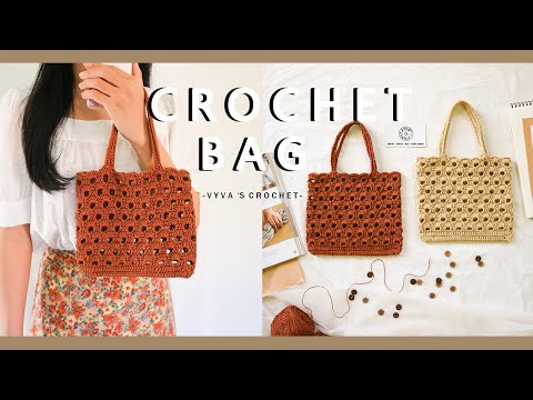 Video Crochet Bag| Hướng dẫn móc túi xách mang phong cách... - youtube