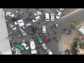 Traffic in Vietnam: Insane Intersection Traffic (view from above)