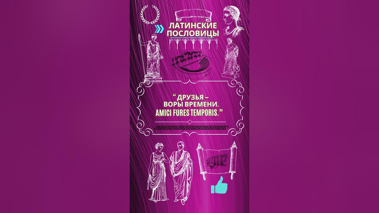 Цитата Латинские пословицы. - YouTube